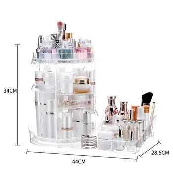 

The Makeup Table Is Rotated At 360 Degrees, 7 Layers Can Be Adjusted, Different Types Of Cosmetics, Different Types Of Cosmetics