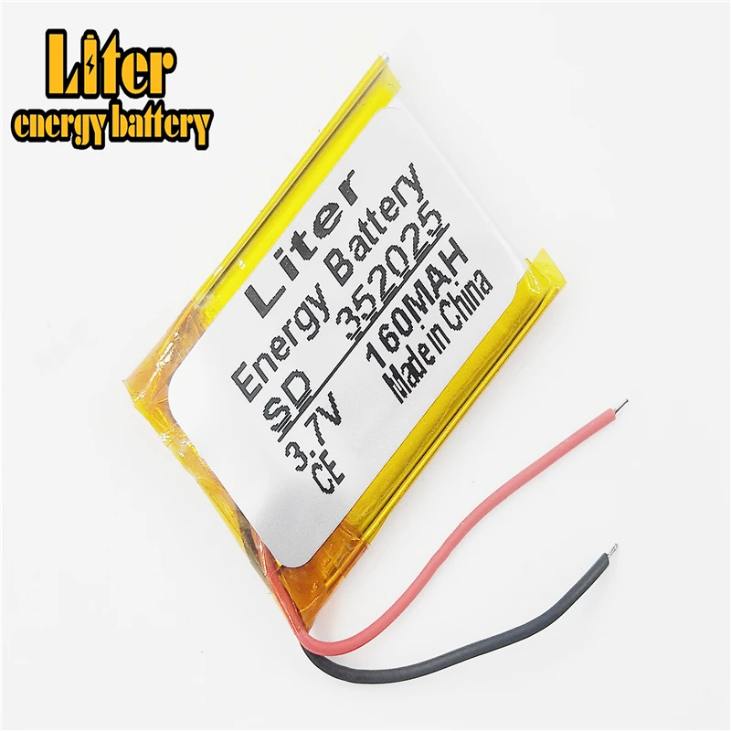 MP3 MP4 MP5 3 7 V литий полимерная батарея 352025 160MAH камера ручка рекордер Bluetooth