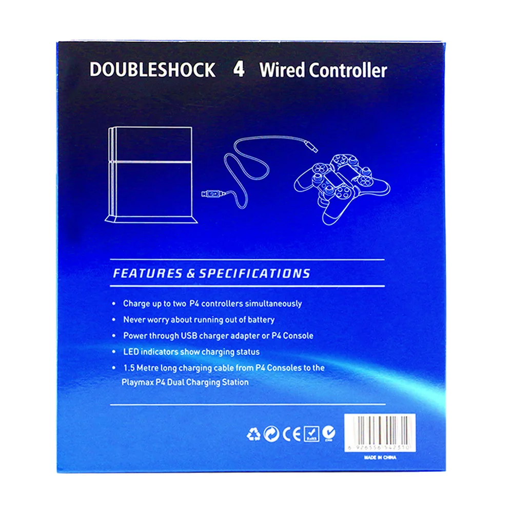 PS4 ручка проводной игровой консоли Daulshock4 Ручка четыре поколения PS4 ручка совместимый компьютер ПК контроллер