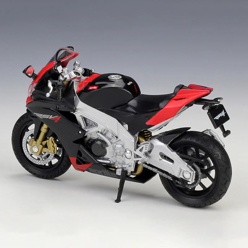 1:18 Welly Aprilia RSV 4 Factory Motorcycle Bike Model Red 
