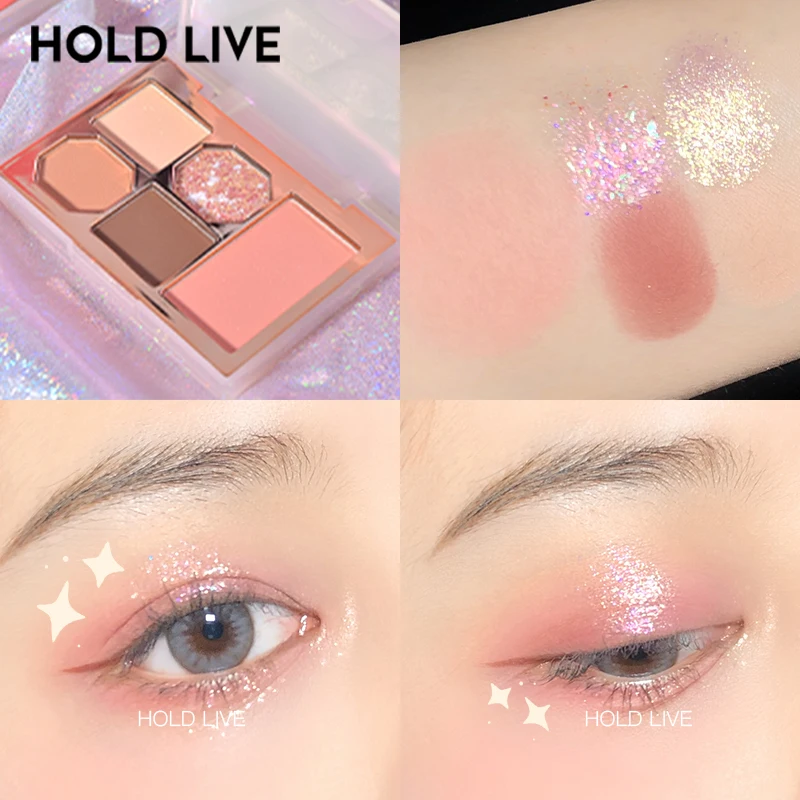 

6 Color Eye Shadow Palette Eyeshadow Makeup Palette Pearly Matte Sequins Earth Color Eye Shadow Eye Makeup Cosmetics TSLM1