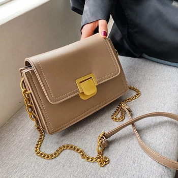 

2020 PU Leather Chain Design Fashion Crossbody Bags Women Small Chain Handbag Small Bag Hand Bag Ladies Designer Evening Bags