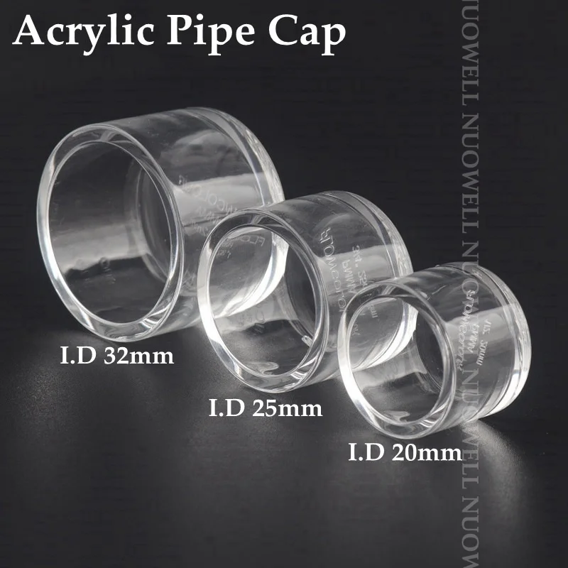 1pc Hi-Quality 20~32mm Thicken Transparent Clear Acrylic Pipe Connector Aquarium Fish Tank Plexiglass Tube Elbow Tee Joints 