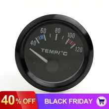 Новая одежда для маленькой девочки 2 дюймов 12V Универсальный Автомобильный Температура воды счетчик воды датчик температуры, автомобильный инструмент, 40-120 C с светодиодный