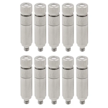 

10Pcs 0.016Inch(0.4mm) Pressure Spray Misting Nozzle Atomizing Nozzle for Garden Irrigation Cooling Sprayer 3/16 UNC