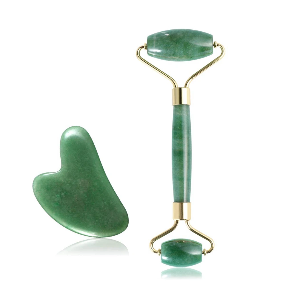 

Facial Roller Natural Jade Quartz Face Jade Stone Roller Beauty Massage Tool Face Lift Massager Dropshipping