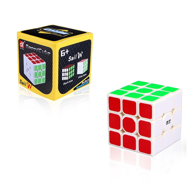 3x3x3 with box 4*4*4 Профессиональный скоростной куб, магический куб, Развивающие головоломки, игрушки для детей, Обучающие кубики, волшебные игрушки - Цвет: 3x3x3 with box