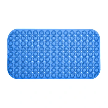 

Bathroom Non-Slip Shower Mat Massage With Suction Cup Pvc Shower Mat Toilet Bathroom Anti-Slip Mat
