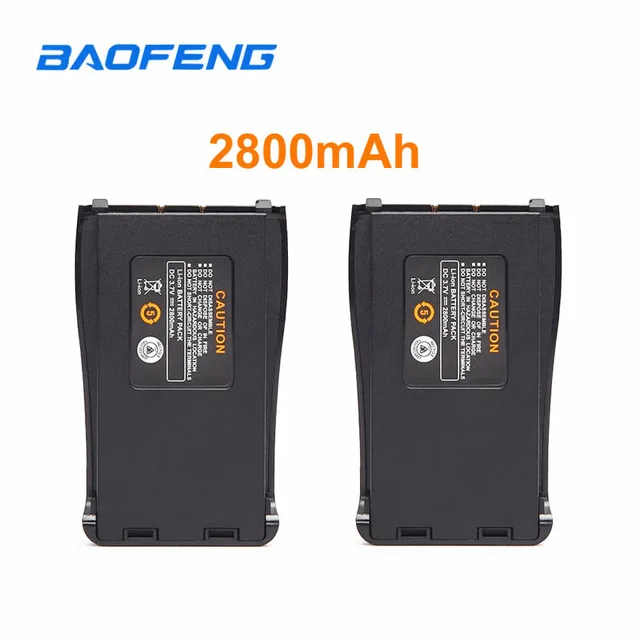 2800mAh 3,7 V 1500 мА/ч, 2800 мА/ч, литий-ионный аккумулятор Батарея для Baofeng иди и болтай Walkie Talkie “иди и BF-777S BF-888S BF-666S Retevis H777 - Цвет: 2800mAh