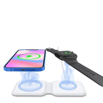 

Universal 2in1 Wireless Charger Magnetic Wireless Smart Phones Charging Stand for Huawei Mate 30 Pro/Mate 30/P30 Pro Phone Watch