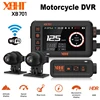 XBHT Motorcycle Camera GPS Track Moto Video Recorder Rear View Dash Cam  WiFi Control Night Vision Dual 1080P Waterproof ► Photo 1/6