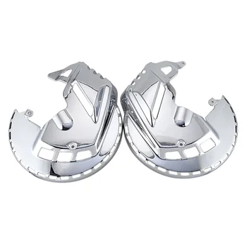 

Motorcycle Front Brake Rotor Covers Led Ring Of Fire Moto Brake Cover Light Case for Honda Gl1800 Goldwing 2001-2014