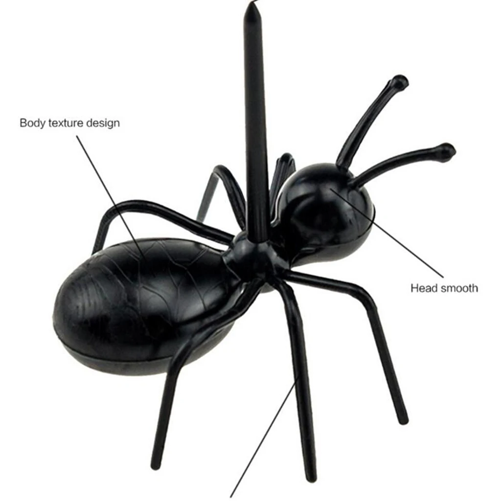 12Pcs Reusable Ant Food Pick, Fruit Toothpicks, Dessert Fork, Cocktail Picks for Snack Cake Dessert Kids Party Accessories