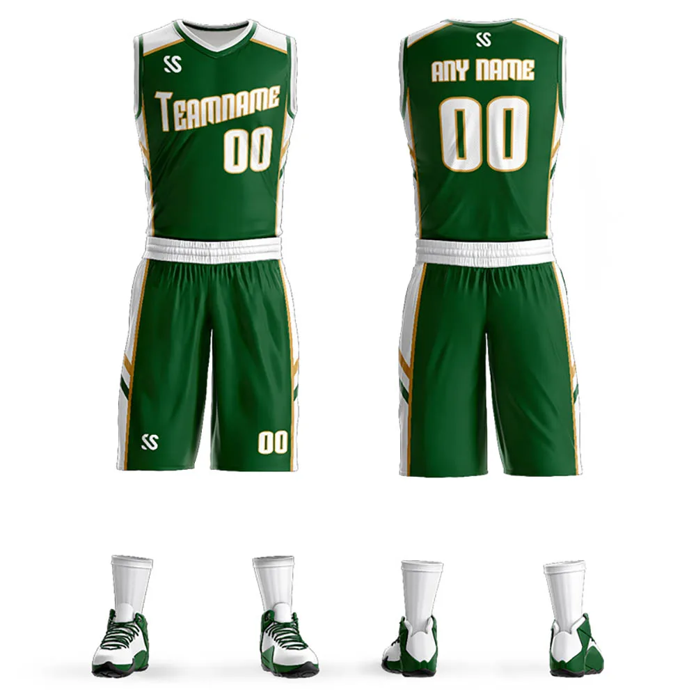Breathable Printed name Number Basketball Uniform Men/Youth Team Shirt Sports Jerseys basketball training clothes