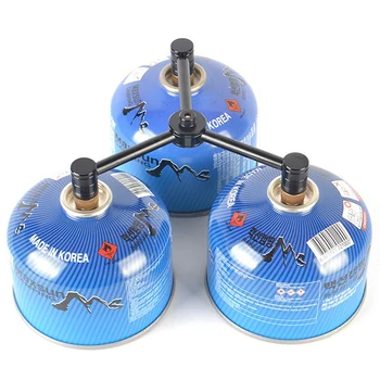 

Camp Gas Adapter Gas Tank Cylinder to 2 Gas Stove Lamp Connected Outdoor Camping Cooker Tourism Burners