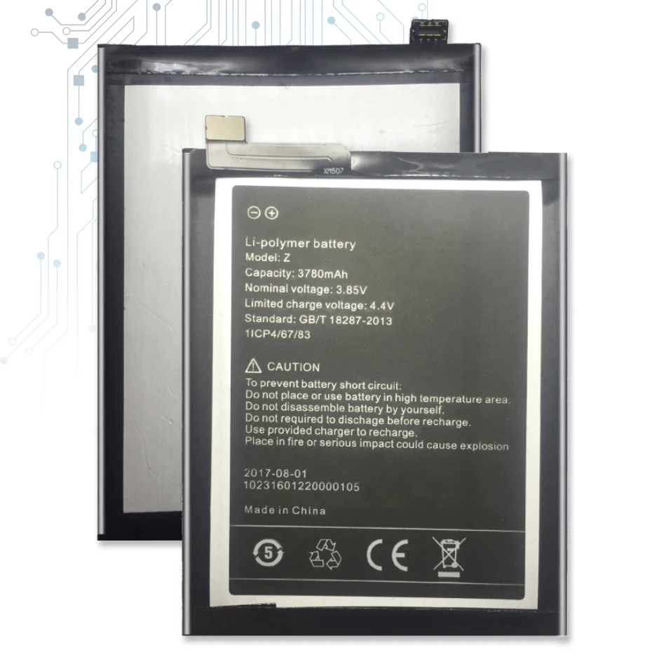 3780mAh For Umi UMIDIGI Z Mobile Phone Replacement Battery+ Free Tool