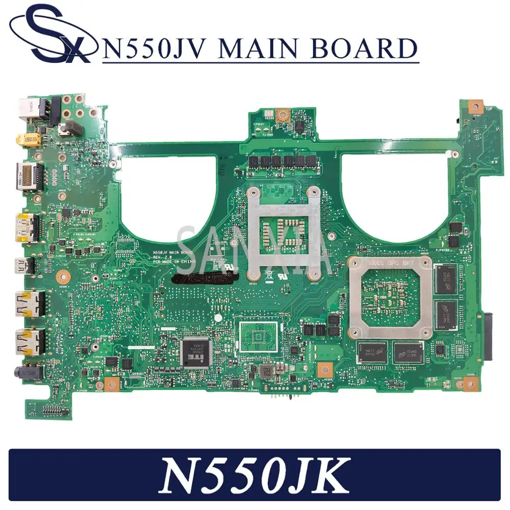 Материнская плата KEFU N550JV для ноутбука ASUS VivoBook N550JK N550JX Q550JV G550JK оригинальная