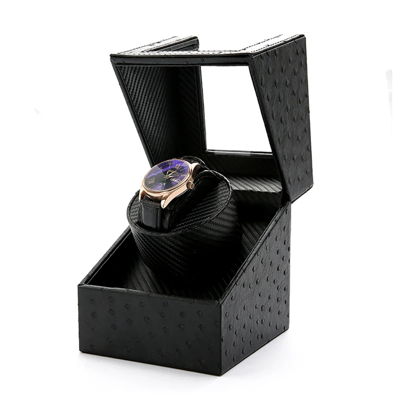 Wholesale 1 Slot Grid Watch Winder Box For Watches Wooden Automatic Mechanical Watches Holder Storage Organizer Container