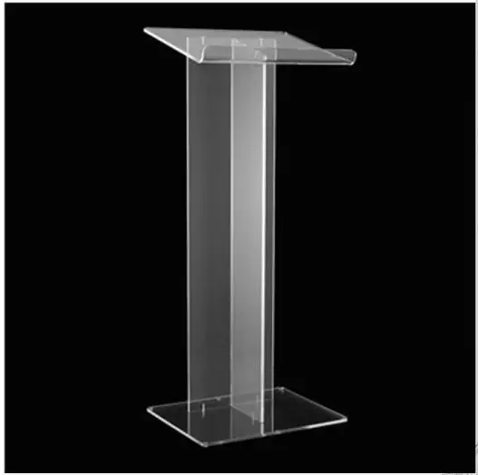 

Floor Standing Lectern Modern Pulpit Designs Speech Lectern Clear Acrylic Church Podium