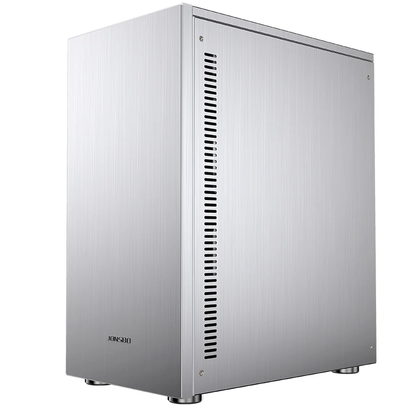 JONSBO C5 серебристый ATX чехол Чехол из алюминиево-магниевого сплава/боковая пластина из закаленного стекла