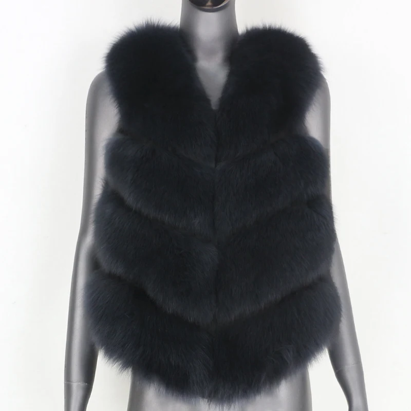 Real Fur Vest Coat 