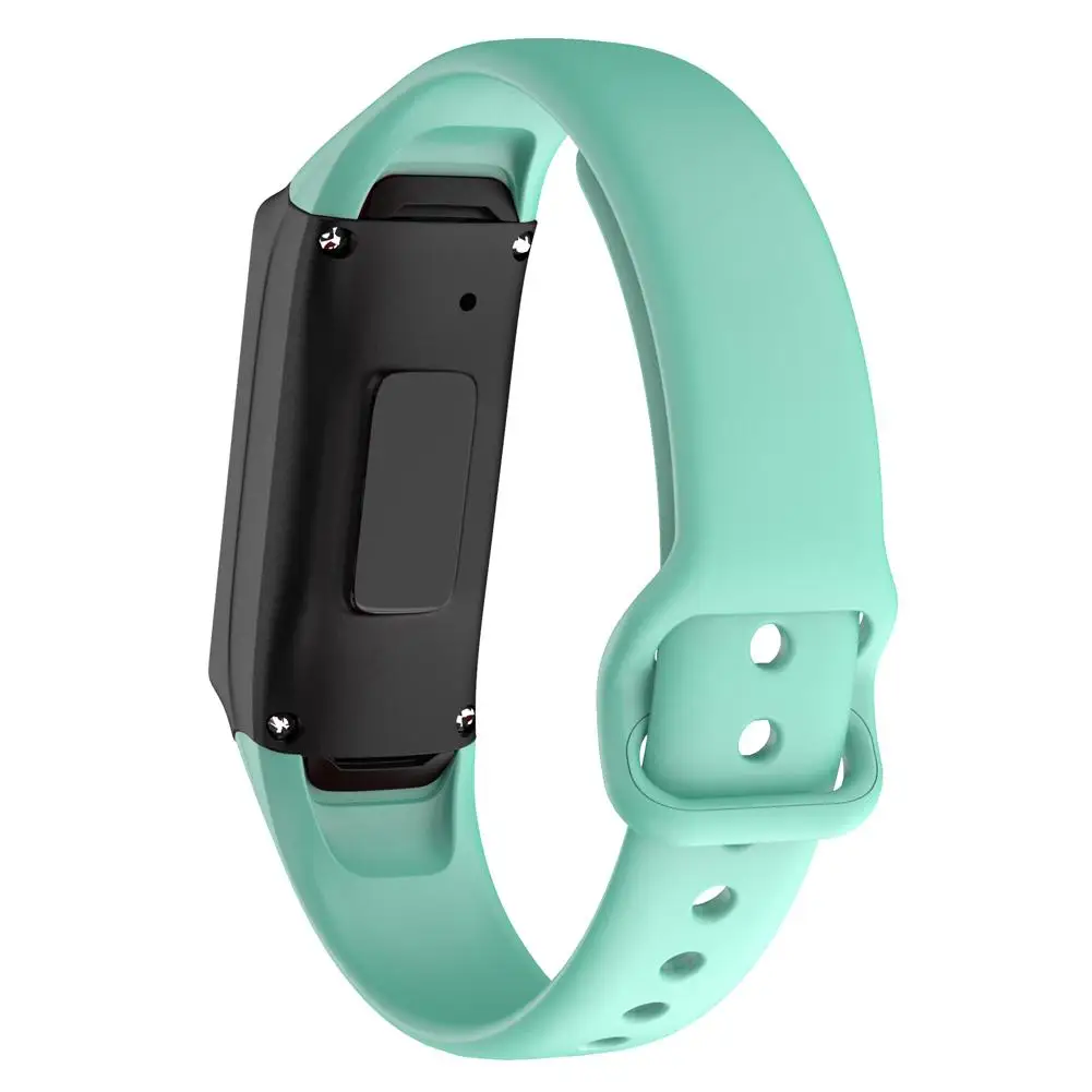 Высокое качество Slicone Браслет Loopback ремешок для samsung Galaxy Fit SM-R370 многоцветный Силиконовый ремешок для часов - Цвет: Teal Blue