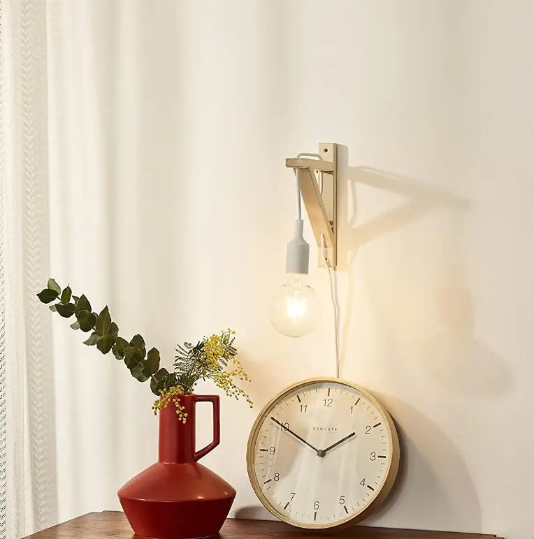 Роскошный кухонный настенный светильник садовое деревянное бра для детей