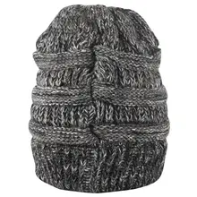 Зимняя разноцветная вязаная шерстяная шапка с конским хвостом, шапка для пирсинга, тканевая модная шапка для девушек, подходит ко всему, шапка s Tuque для женщин