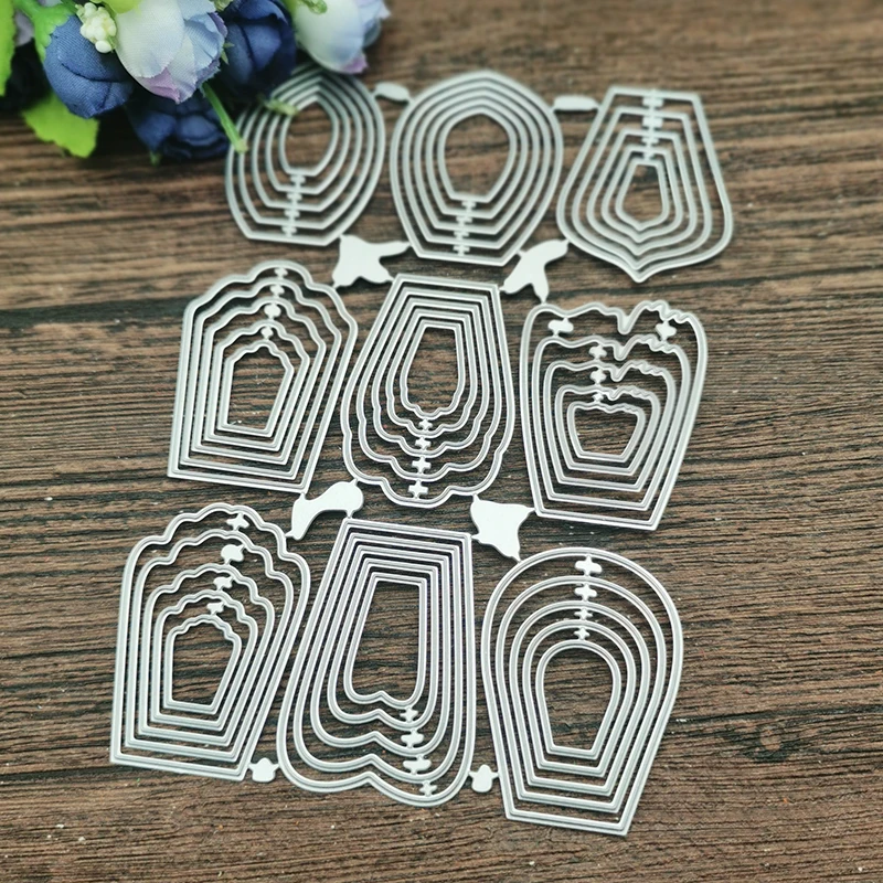 

9pcs Different FlowerCraft Metal Cutting Die Stencils for DIY Scrapbooking Album Decorative Embossing Handmade Paper Cards Gift