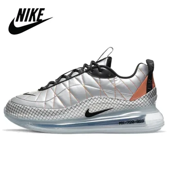 

2020 NEW AirMax 720 Men Sneakers Original Nike Air Max 720 818 Metallic Silver Men's Running Shoes CU3013-070