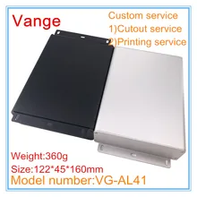 4 шт./лот пескоструйная промышленность экструдированная алюминиевая распределительная коробка 6063-T5 Алюминиевый Чехол 122*45*160 мм для усилителя устройства