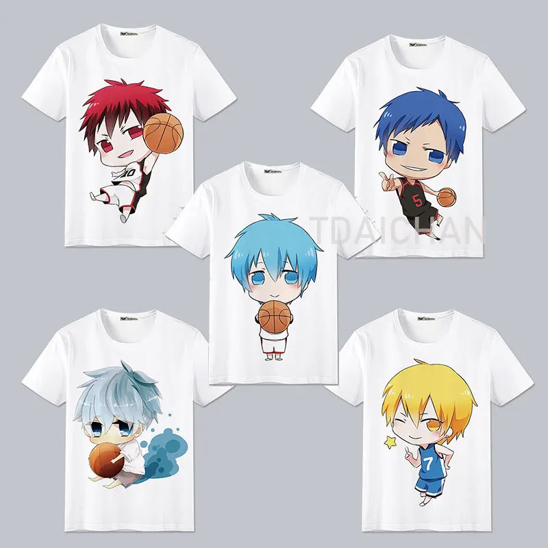 Аниме баскетбольный костюм Kuroko's Kuroko Tetsuya Kagami Taiga для взрослых белый топ с