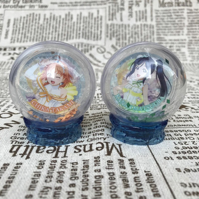Genuine Bulk Pretty Cure Sailor Moon Water Group Crystal Ball Capsule Decoration Action Figure Model Toys