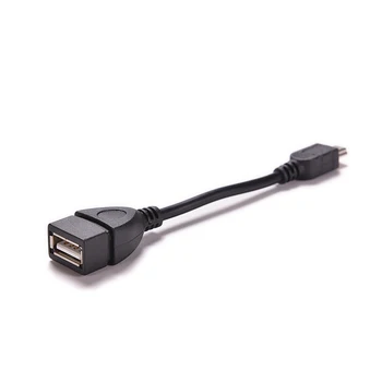 

10cm Black 5pin Mini USB Male To USB 2.0 Type A Female OTG Host Adapter Cable OTG Cable For Cellphone MP3 MP4 Camera