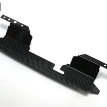 Chłodzenie chłodnicy Panel obudowa płyta/ze stali nierdzewnej z włókna węglowego powłoka chłodzenie chłodnicy całun dla Nissan S13 Silvia/180sx