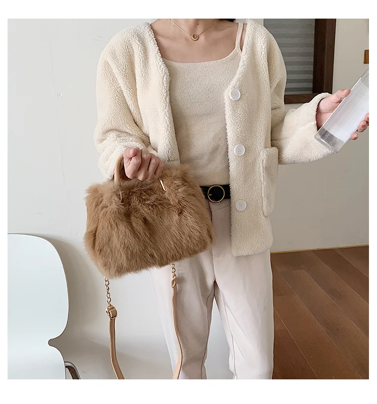 OLOEY Hairy Bag, новинка, Корейская версия, женская сумка, модная плюшевая сумка, женская сумка через плечо, сумка-мессенджер, Женская квадратная посылка