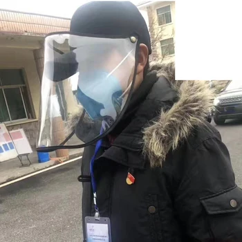 

Outdoor Cap Anti-spitting Hat Visor Fishing Cap Hat Protection Face Cover Protective Cap NEW Epidemic prevention Dustproof Hat