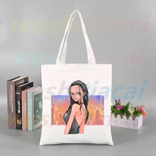 

Anime One Piece Luffy Fashion Shopping Bag Eco Canvas Shopper Bolsas De Tela Bag Shoping Reusable Sacolas