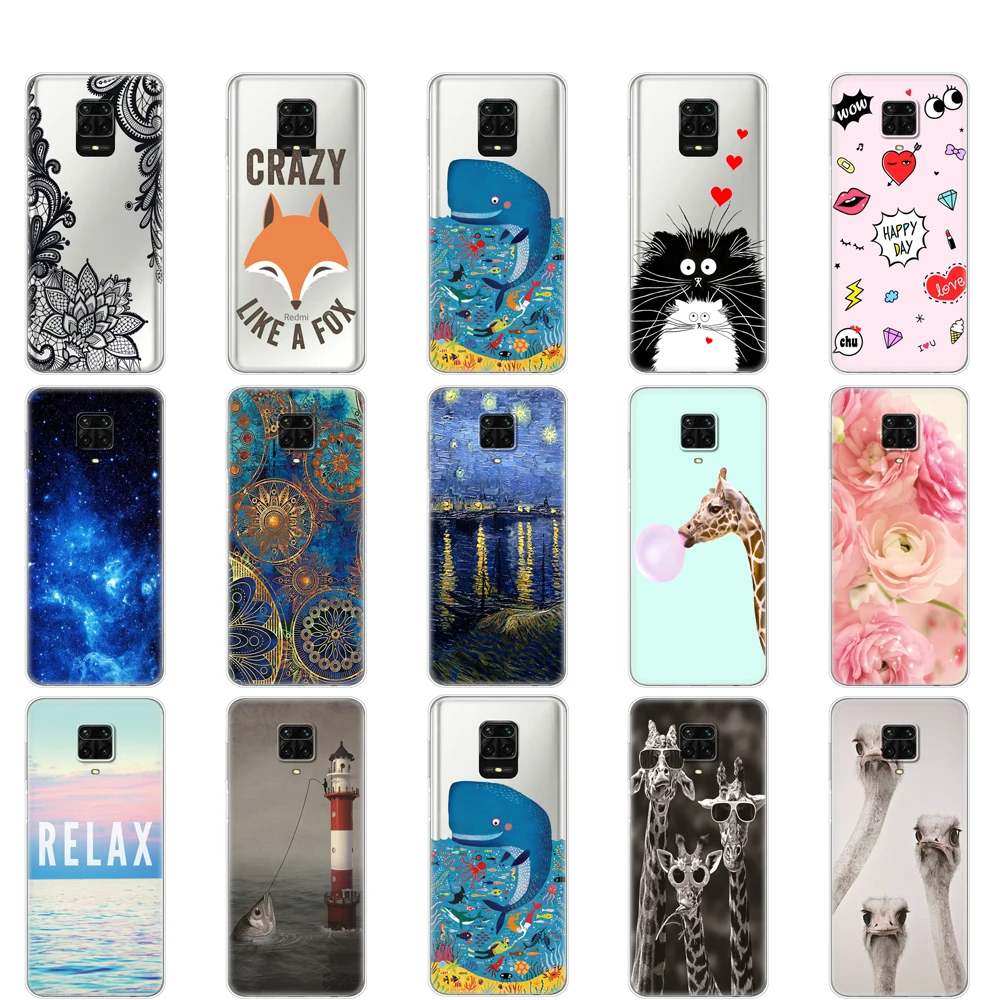 For Xiaomi Redmi Note 9S Case Silicon Soft TPU Back cover For Redmi Note 9 Pro Fundas Coque 6.67