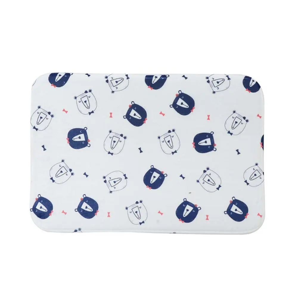 Cartoon Kitchen Mat Anti-skid Door Absorbent Entrance Area Rug Home Decor Carpets for Bath Floor | Дом и сад