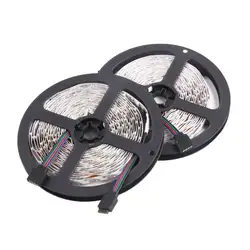 1 комплект 2x5 м/1 рулон 2017 Профессиональный 600 светодиодный s 3528 SMD RGB долгое время работы светодиодный супер яркость Гибкая световая полоса DC