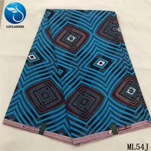 Воск liulanzhi ткани хлопок настоящая вощеная ткань Анкара для платья Горячая нигерийская восковая ткань ML54J01-ML54J26