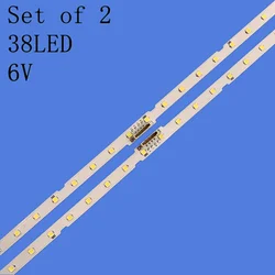 New LED Backlight Strip for Samsung UE49NU7172 UE49NU7670 UE49NU7140 UE49NU7100 NU7100_STS49081_38LEDS_3030F AOT_49_NU7300