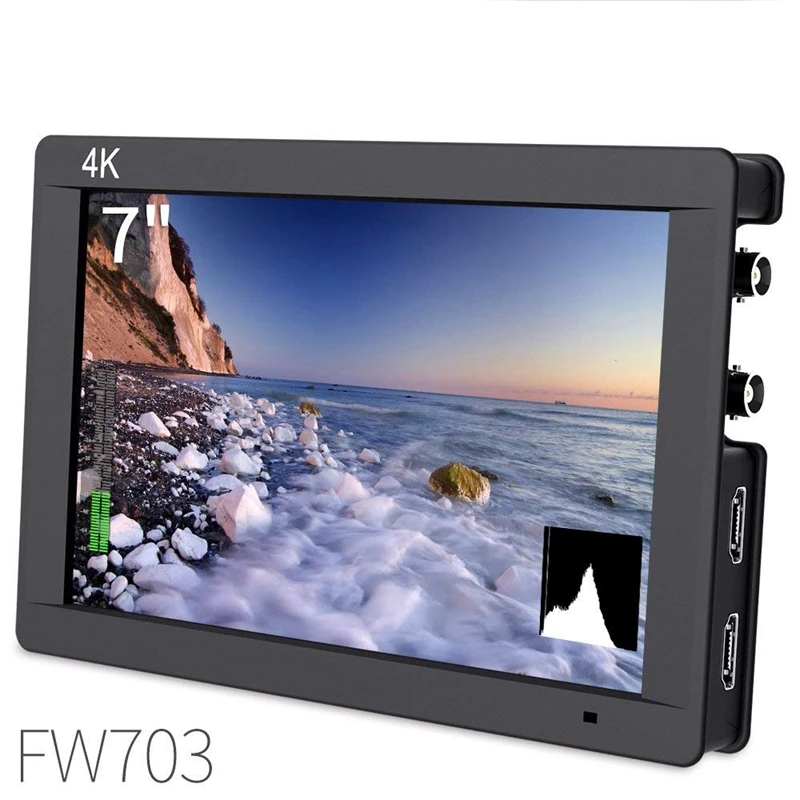 Топ Fw703 7 дюймов Ips 3g Sdi 4K Hdmi Dslr монитор Full Hd 1920x1200 на камеру полевой монитор с гистограммой для стабилизатора камеры s