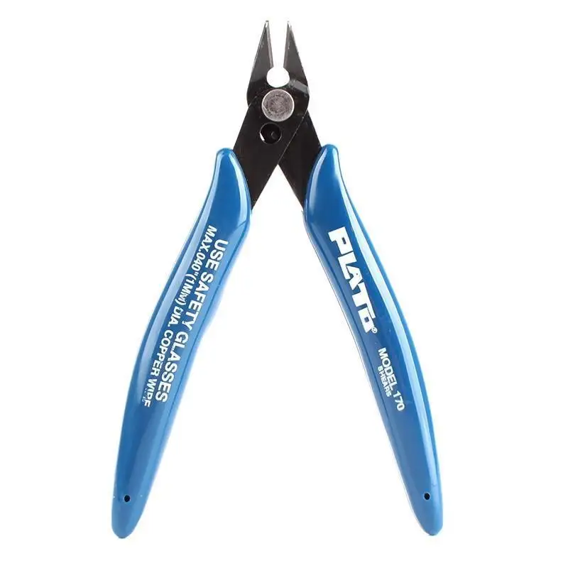 Electrical Wire Cable Cutters Anti-slip Side Cutters Snips Flush Nipper Mini Diagonal Pliers Hand Tools