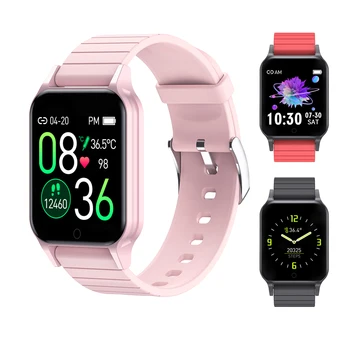 

Smart Bracelet T96 Body Temperature Body Men Heart Rate Blood Pressure Fitness Tracker Bluetooth Smart Bracelet For Android IOS