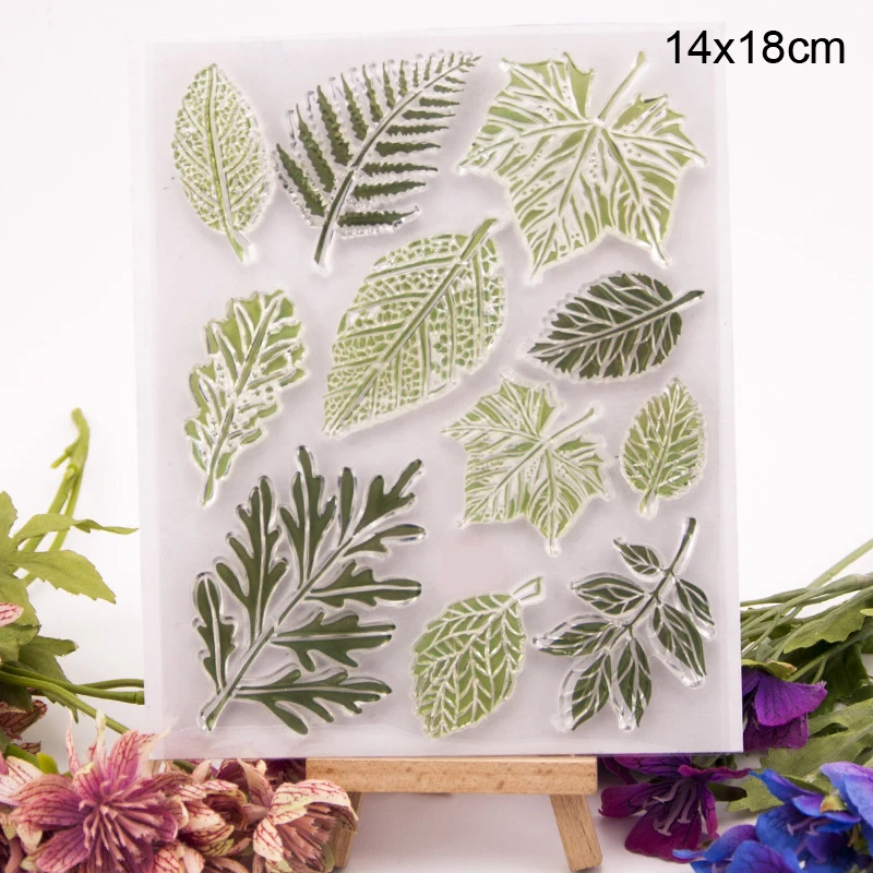 Leaves Clear Stamps