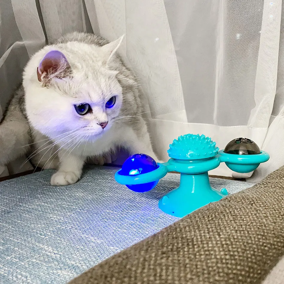 Игрушки в виде ветряной мельницы для кошек головоломки декоративный светильник