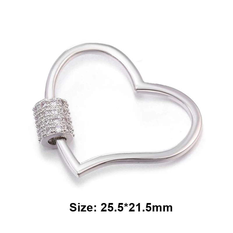 White Gold Juya DIY эмалированные Подвески креативное крепление спиральные винтовые застежки аксессуары Принадлежности для рукоделия ювелирные изделия ожерелья Изготовление - Цвет: White Gold