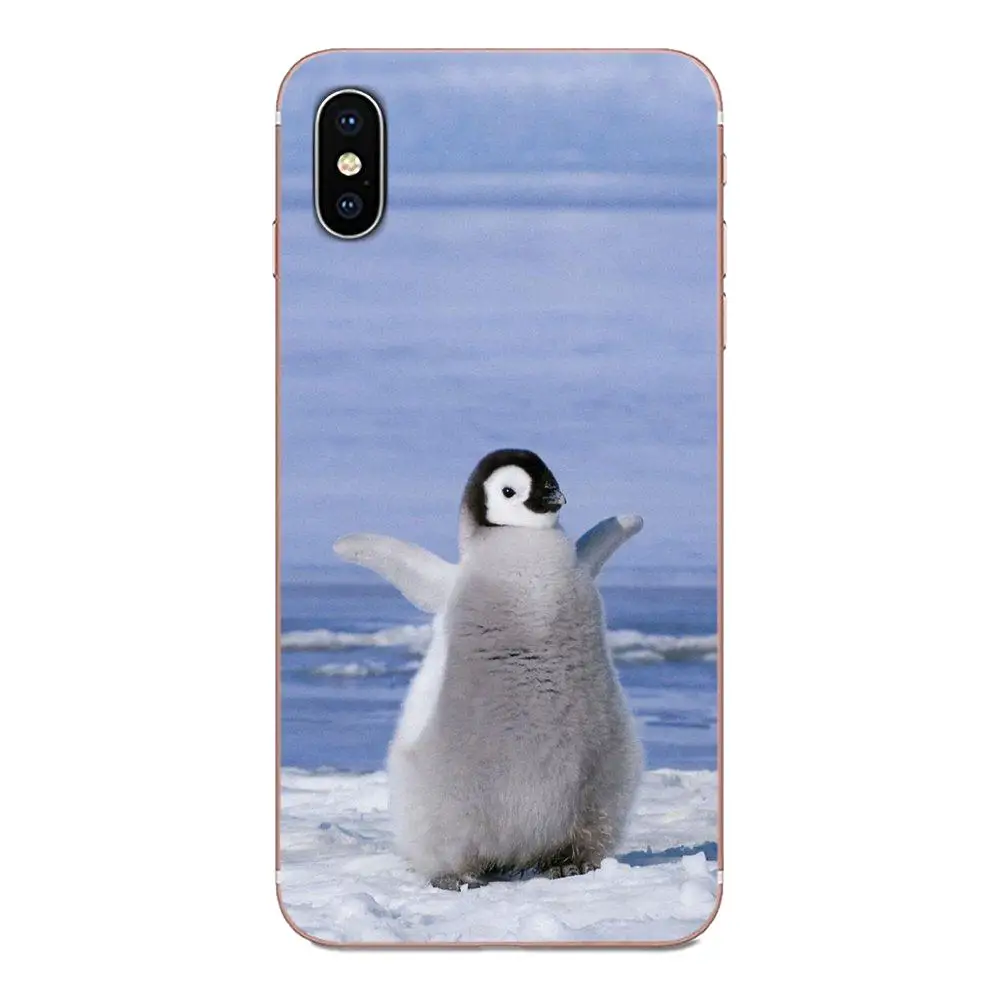 Мягкая одежда с принтом милой к коже Детские Пингвин для huawei Honor 4C 5A 5C 5X6 6A 6X7 7A 7C 7X8 8C